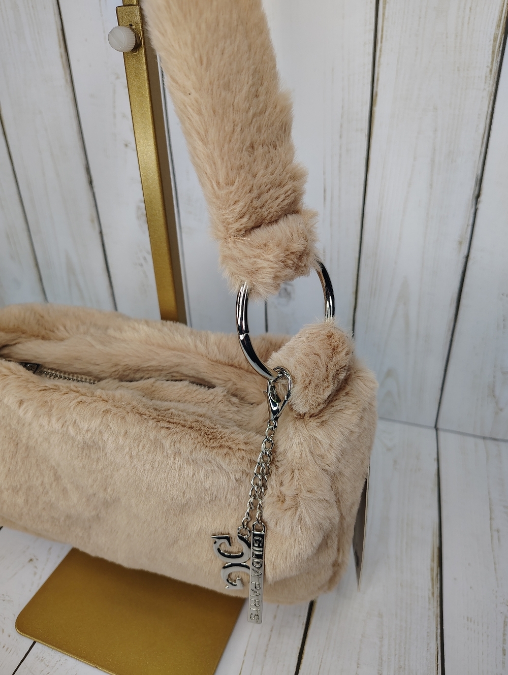 Gilda Paris Fur Shoulder Bag - Picture 5 of 13